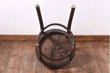 アンティーク家具　イギリスアンティーク　細身のシルエットが上品なベントウッドバンブーチェア(曲げ木、ダイニングチェア、椅子)(2)