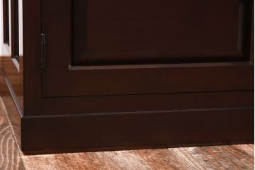 中古美品　松本民芸家具　なめらかな質感のサイドキャビネット(サイドボード、収納棚、チェスト)