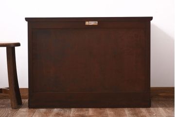 中古美品　松本民芸家具　なめらかな質感のサイドキャビネット(サイドボード、収納棚、チェスト)