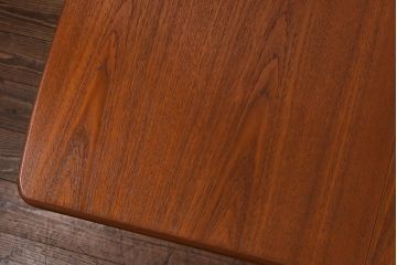 ヴィンテージ家具　北欧ビンテージ　チーク材　温もりと美しい木目が魅力のゲートレッグテーブル(バタフライテーブル、エクステンションテーブル)