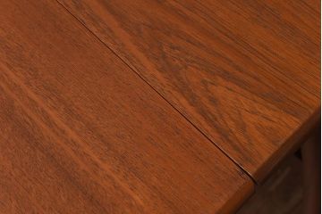 ヴィンテージ家具　北欧ビンテージ　チーク材　温もりと美しい木目が魅力のゲートレッグテーブル(バタフライテーブル、エクステンションテーブル)