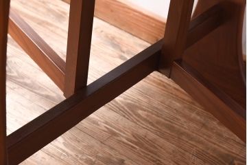 ヴィンテージ家具　北欧ビンテージ　チーク材　温もりと美しい木目が魅力のゲートレッグテーブル(バタフライテーブル、エクステンションテーブル)