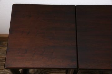 北欧家具 A.H McINTOSH(マッキントッシュ)　多機能なネストテーブル(エクステンションテーブル、サイドテーブル、コーヒーテーブル)