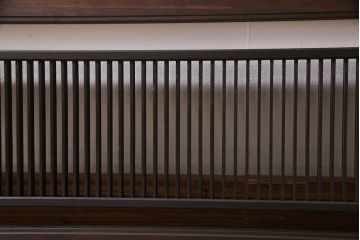 昭和初期　大正ロマンの雰囲気漂う落ち着いた色味の欄間(明かり取り、明り取り)(1)