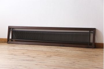 昭和初期　大正ロマンの雰囲気漂う落ち着いた色味の欄間(明かり取り、明り取り)(1)