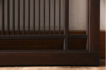 昭和初期　大正ロマンの雰囲気漂う落ち着いた色味の欄間(明かり取り、明り取り)(1)