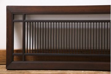 昭和初期　大正ロマンの雰囲気漂う落ち着いた色味の欄間(明かり取り、明り取り)(2)