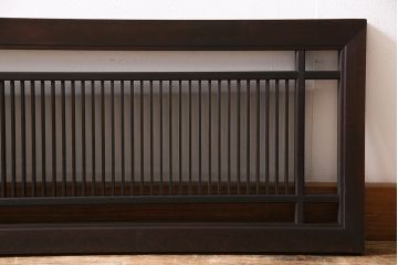 昭和初期　大正ロマンの雰囲気漂う落ち着いた色味の欄間(明かり取り、明り取り)(2)