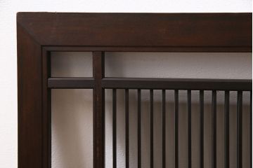 昭和初期　大正ロマンの雰囲気漂う落ち着いた色味の欄間(明かり取り、明り取り)(2)