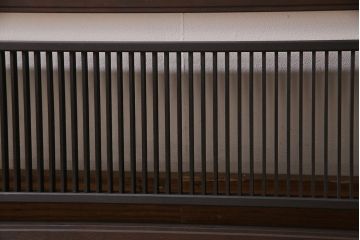 昭和初期　大正ロマンの雰囲気漂う落ち着いた色味の欄間(明かり取り、明り取り)(2)