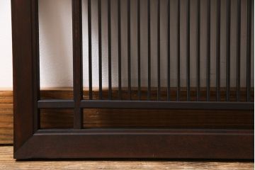 昭和初期　大正ロマンの雰囲気漂う落ち着いた色味の欄間(明かり取り、明り取り)(2)