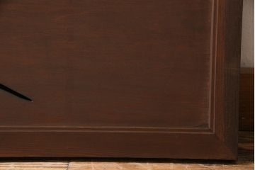 和製アンティーク　昭和初期　波千鳥　素朴な味わいが魅力的な透かし欄間(はめ殺し戸)(1)