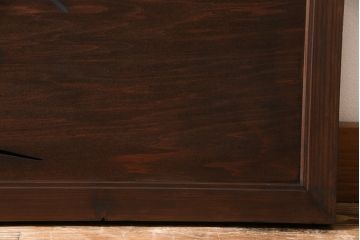 和製アンティーク　昭和初期　波千鳥　素朴な味わいが魅力的な透かし欄間(はめ殺し戸)(2)