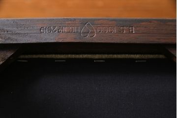 アンティーク家具　イギリスアンティーク　オーク材　背もたれのデザインが特徴的なチェア(ダイニングチェア、ワークチェア、椅子)(1)