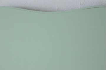 フランスヴィンテージ　淡いペイントカラーのガラスケース(キャビネット、飾り棚、ビンテージ)(定価約20万円)