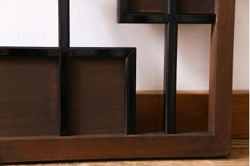 アンティーク雑貨　上手物!　昭和初期　洗練された和モダンスタイルの欄間(明かり取り、装飾品)