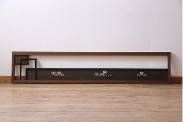 アンティーク雑貨　上手物!　昭和初期　洗練された和モダンスタイルの欄間(明かり取り、装飾品)