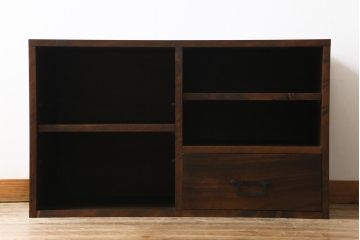 和製アンティーク　リメイク家具　古い箪笥の引き出しを利用したローボード(テレビボード、収納棚)