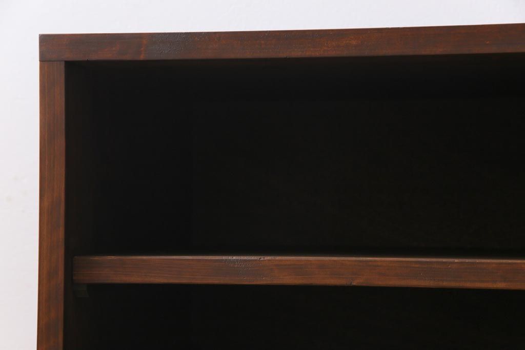 和製アンティーク　リメイク家具　古い箪笥の引き出しを利用したローボード(テレビボード、収納棚)