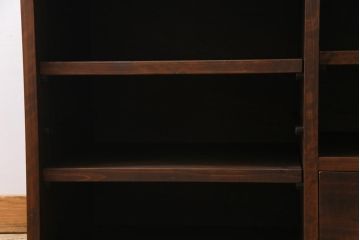 和製アンティーク　リメイク家具　古い箪笥の引き出しを利用したローボード(テレビボード、収納棚)