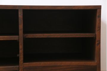 和製アンティーク　リメイク家具　古い箪笥の引き出しを利用したローボード(テレビボード、収納棚)