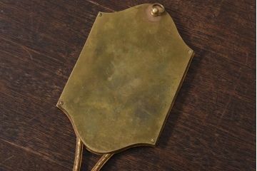 アンティーク雑貨　フランスアンティーク　繊細な縁取りが施されたハンドミラー(手鏡)