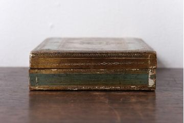 アンティーク雑貨　イタリアアンティーク　フローレンタイン　薄型の小物入れ(アクセサリーケース、小箱)