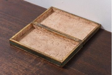 アンティーク雑貨　イタリアアンティーク　フローレンタイン　薄型の小物入れ(アクセサリーケース、小箱)