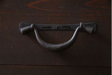 アンティーク家具　和製アンティーク　前面ヒノキ材　堅牢さと上品な雰囲気が魅力的な帳場箪笥(時代箪笥、収納棚)