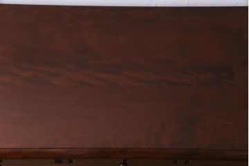 中古美品　松本民芸家具　細部まで意匠が施されたG型ドレッサー(サイドボード、収納棚)(定価約33万円)