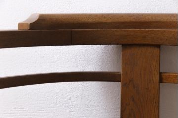 レトロ家具　昭和レトロ　ナラ材　温もり溢れるドクターチェア(回転椅子、ワークチェア)