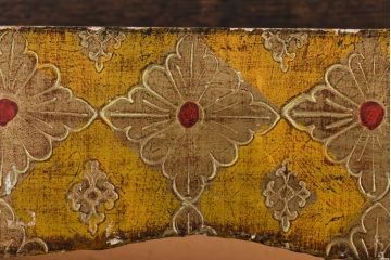 アンティーク雑貨　アンティーク　イタリア伝統工芸　フローレンタイン　エキゾチックな装飾が目を引くティッシュボックス(ティッシュケース、木箱)