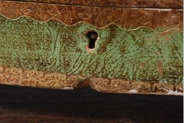 アンティーク雑貨　イタリアアンティーク　伝統工芸品　フローレンタイン　優美でエレガントな雰囲気漂う小箱(小物収納)