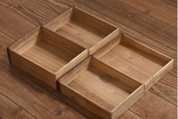 レトロ家具　昭和レトロ　桐材　味わいのあるシンプルな小引き出し(小物収納)