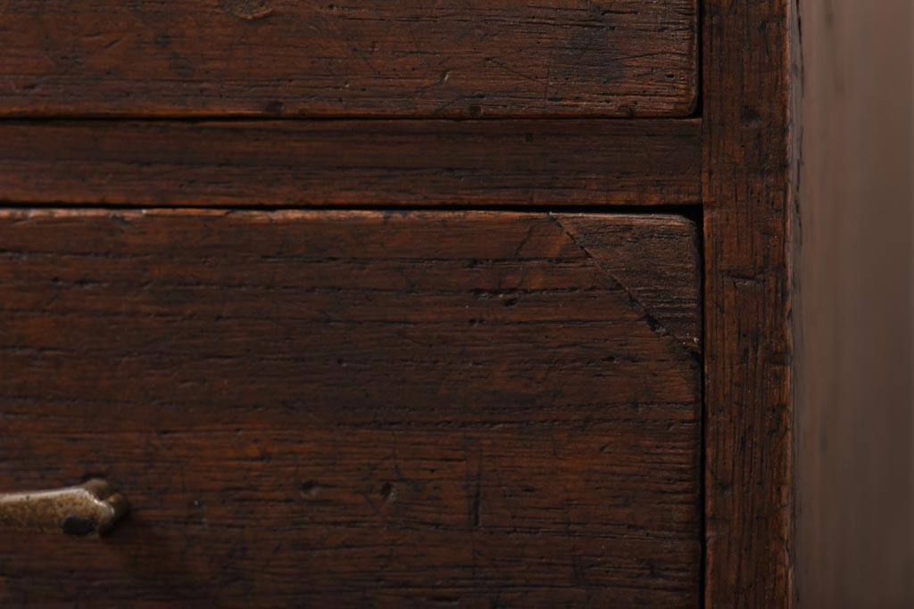 レトロ家具　昭和レトロ　桐材　味わいのあるシンプルな小引き出し(小物収納)