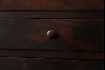 ビンテージ　松本民芸家具　ボールフットのライティングビューロー(簿記机、在宅ワーク、在宅用デスク)