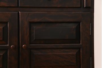 ビンテージ　松本民芸家具　ボールフットのライティングビューロー(簿記机、在宅ワーク、在宅用デスク)