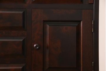 中古美品　北海道民芸家具　上質な作りが魅力のライティングビューロー(机、引き出し)(定価約34万円)