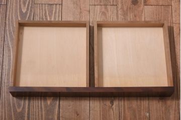 ビンテージ　九州民芸家具　漆塗り　シンプルながらモダンな佇まいが魅力の文机(座机、座卓)