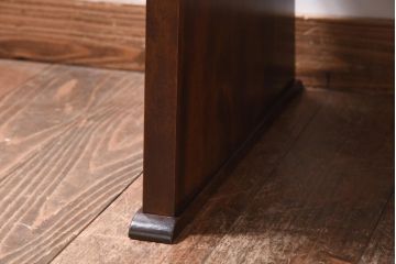 ビンテージ　九州民芸家具　漆塗り　シンプルながらモダンな佇まいが魅力の文机(座机、座卓)