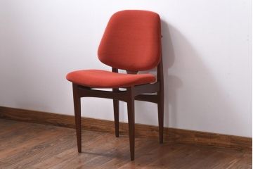 ヴィンテージ家具　北欧ビンテージ　チーク材　Elliotts Of Newbury(EoN)　くつろぎの空間にぴったりの上質なダイニングチェア(椅子、ワークチェア)