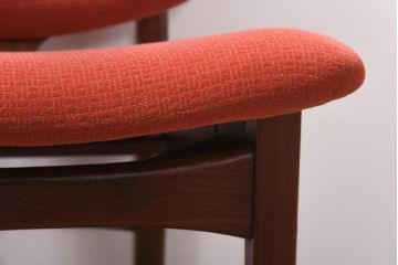 ヴィンテージ家具　北欧ビンテージ　チーク材　Elliotts Of Newbury(EoN)　くつろぎの空間にぴったりの上質なダイニングチェア(椅子、ワークチェア)(1)