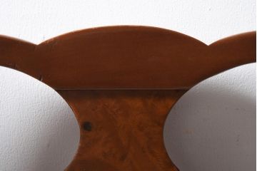 アンティーク家具　フランスアンティーク　ウォールナット材　上品で優雅な佇まいが魅力のダイニングチェア(椅子)(2)