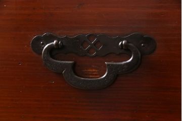 アンティーク家具　和製アンティーク　前面ヒノキ材　無骨な風合いが魅力の会津箪笥(箪笥ローボード、衣装箪笥)