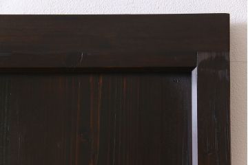 和製アンティーク　味わい深い風合いが魅力の障子帯戸2枚セット(格子戸、板戸、引き戸、建具)