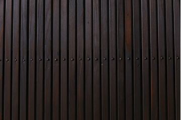 高級品!　変わり花菱ガラス　ヒノキ柾目材　細い桟が並んだ上品な万本格子戸(引き戸、ガラス帯戸、建具)4枚セット