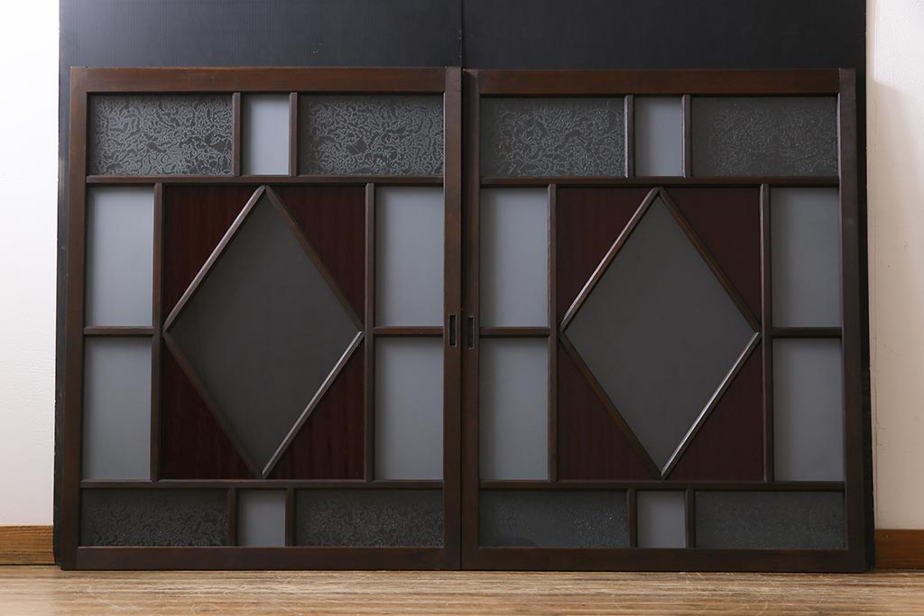 昭和レトロ　引き戸　ドア　扉　窓 公式】アンティーク家具ラフジュ工房商品詳細ページ昭和レトロ 色