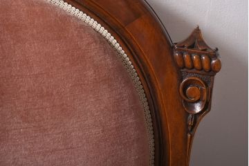 アンティーク家具　イギリスアンティーク　1880年代　ヴィクトリアン様式　アームチェア(サロンチェア、ラウンジチェア)