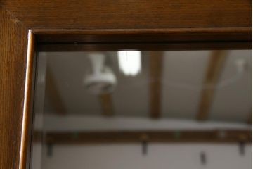 レトロ家具　昭和初期　タモ材　パーケット　レトロモダンなワードローブ(洋服タンス)
