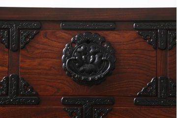 中古美品　伝統民芸家具　岩谷堂箪笥　かくし付き　北上整理箪笥(和タンス、チェスト)